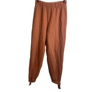 Urban Bliss Women’s Orange Sweatpants With Pocket Tie Bottoms Size XXS